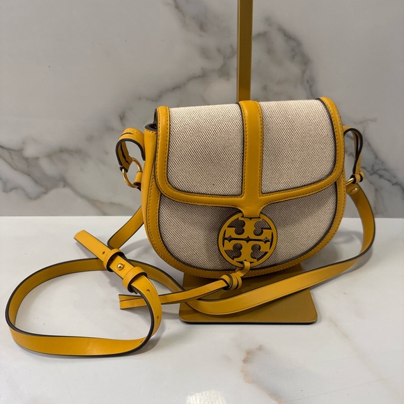 brown tory burch miller saddlebag